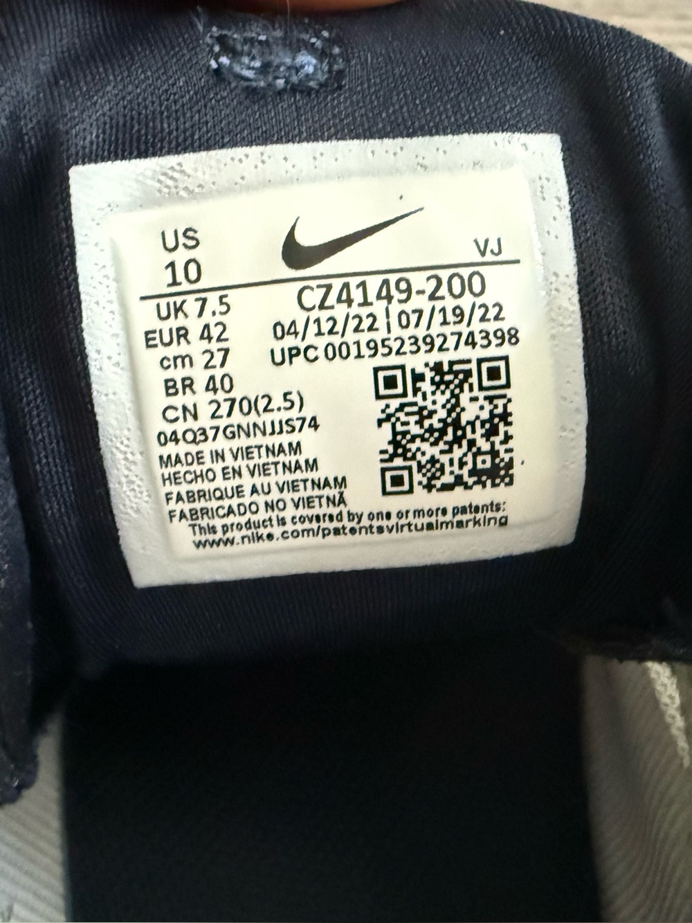 Nike Air Max Furyosa Women’s Sneaker - Summit White-Obsidian - Picture 8 of 9
